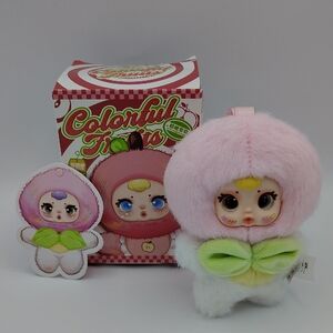 Colorful Fruits Pink "Suger Baby" Bag Charm